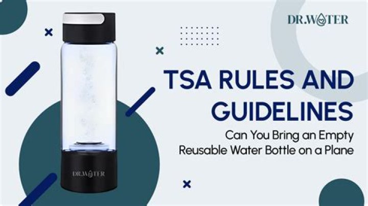 Can You Take An Empty Metal Water Bottle Through Tsa