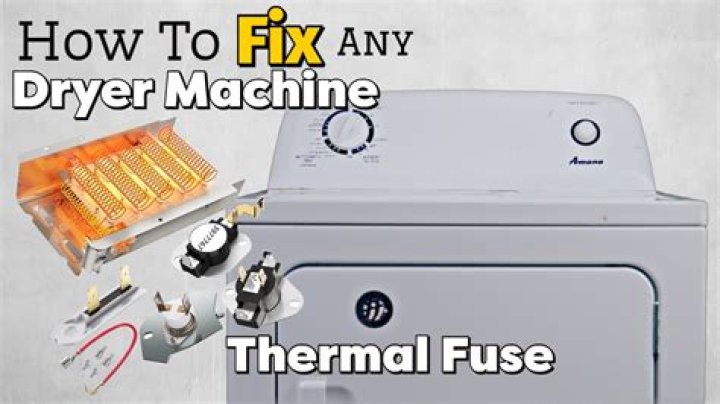 How do you change a thermal fuse on a GE dryer
