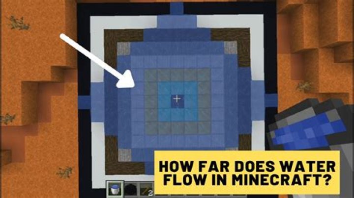 How Far Does Water Travel Minecraft