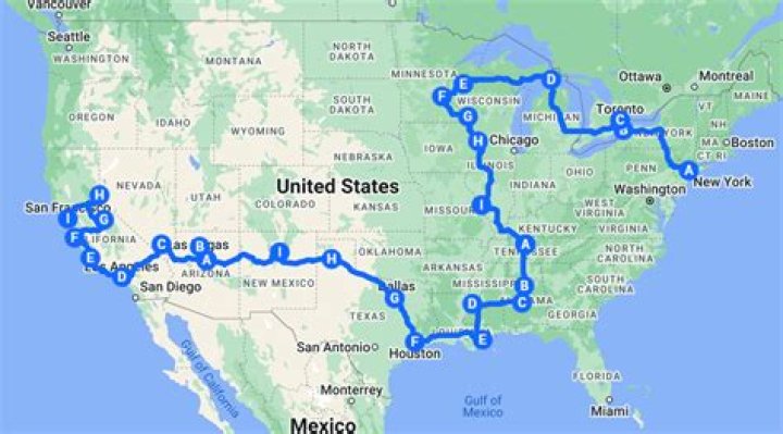 How Far Is New York From California