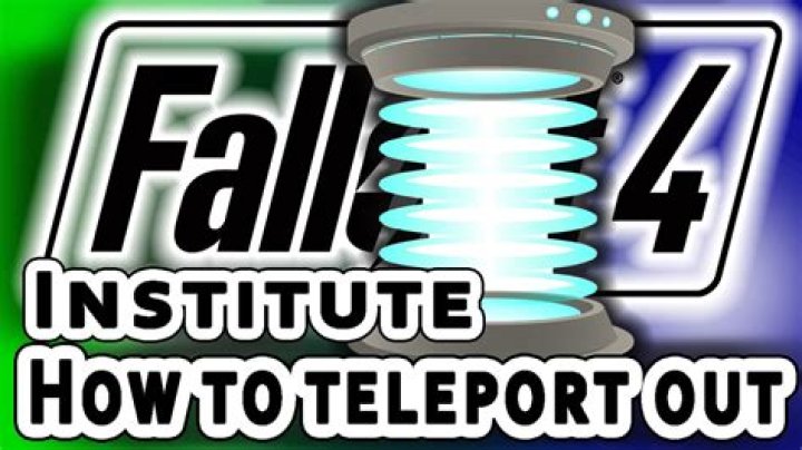 How To Fast Travel Out Of The Institute Fallout 4