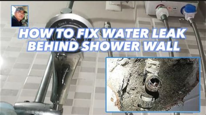How To Repair A Leak Behind A Prefab Shower