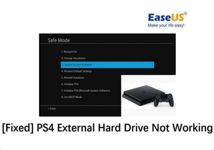 How To Repair My Ps4 External Hard Drive