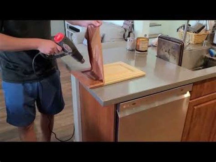 How To Repair Vinyl Covered Kitchen Cabinet Doors