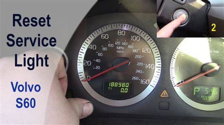 How To Reset 2013 Volvo S60 Maintenance Light