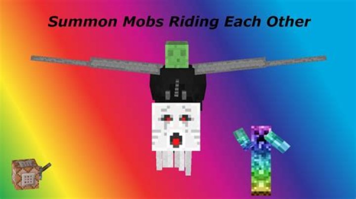 How To Summon Mobs Riding Bats