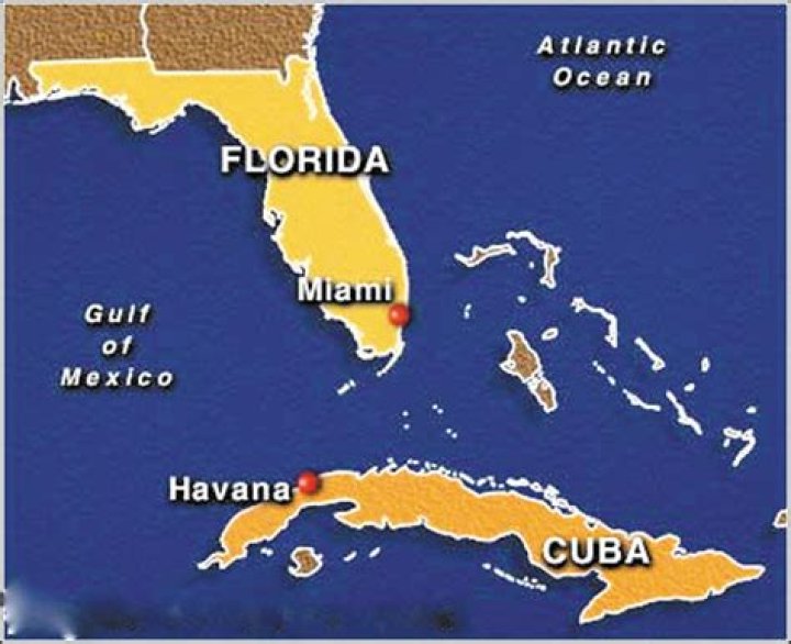 Question: How Many Miles From Cuba To Florida Keys