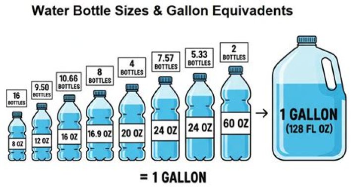 Question: How Many Water Bottles Fill Up A 5 Gallon