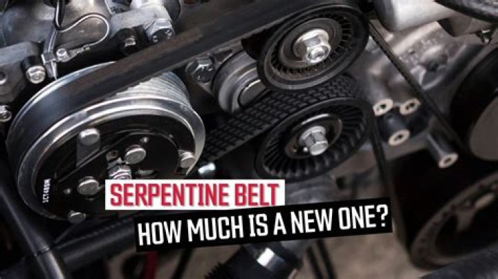 Question: How Much To Repair A Serpentine Belt