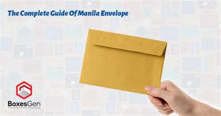Question: How To Fill Out A Manila Envelope