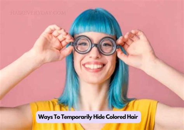 Question: How To Temporarily Hide Colored Hair