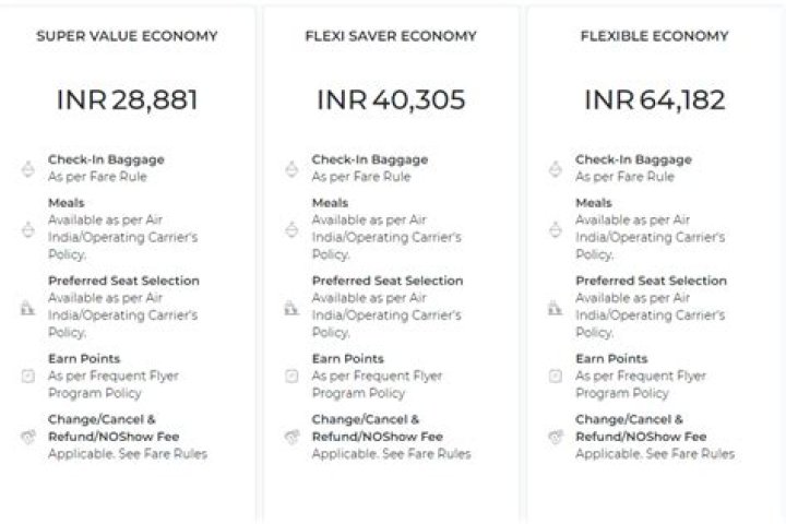 Question: What Is Flexi Saver Economy In Air India