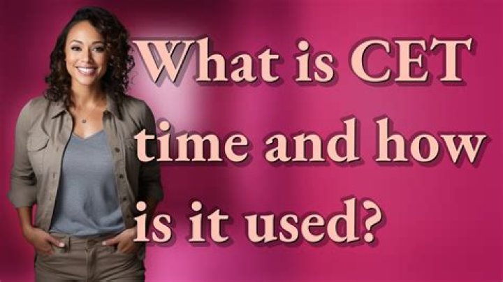 Question: What Time Is Cet