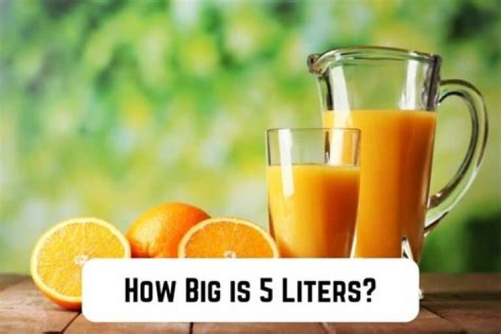 Quick Answer: How Big Is 5 Liters