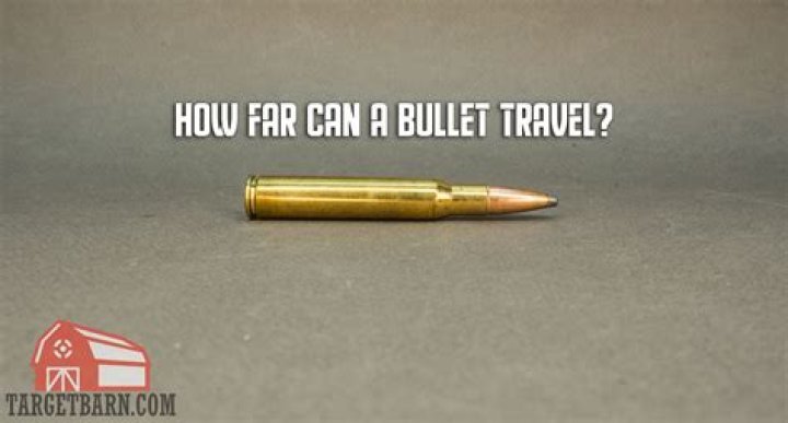 Quick Answer: How Far Will A 223 Bullet Travel