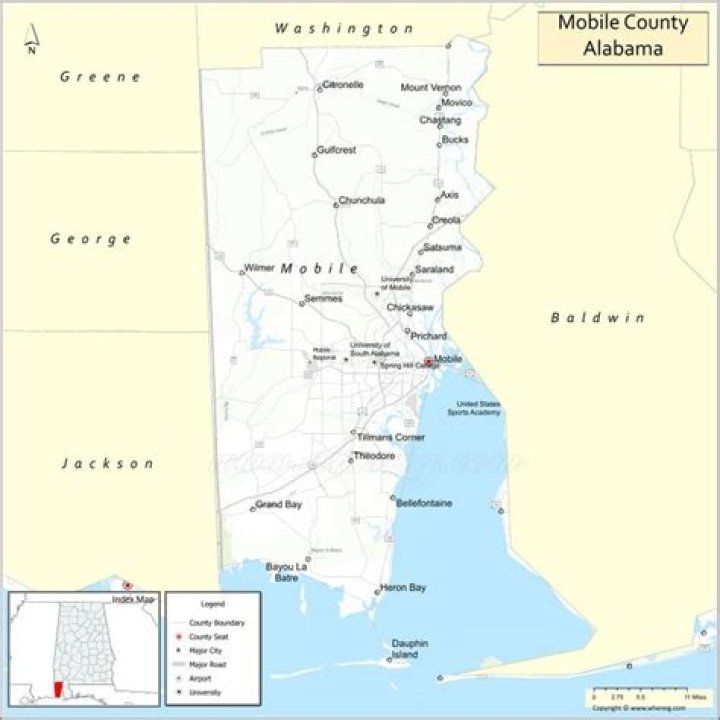 Quick Answer: How Many Miles To Mobile Alabama