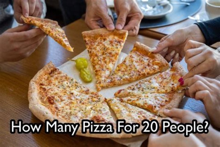 Quick Answer: How Many Pizzas For 20 People