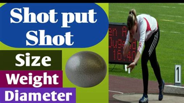 Quick Answer: How Much Does A Shotput Weigh