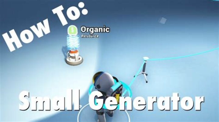 Quick Answer: How To Build Small Generator On Backpack Astroneer