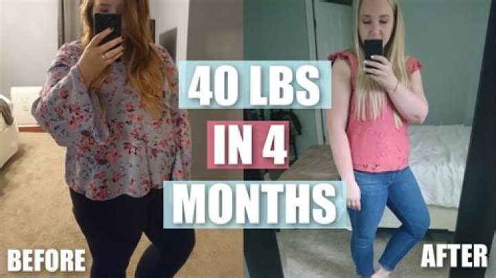 Quick Answer: How To Lose 40 Lbs In 4 Months