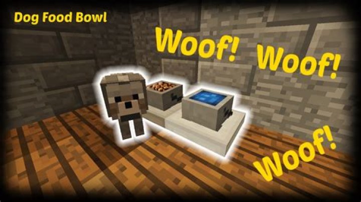 Quick Answer: How To Make A Dog Food Bowl In Minecraft