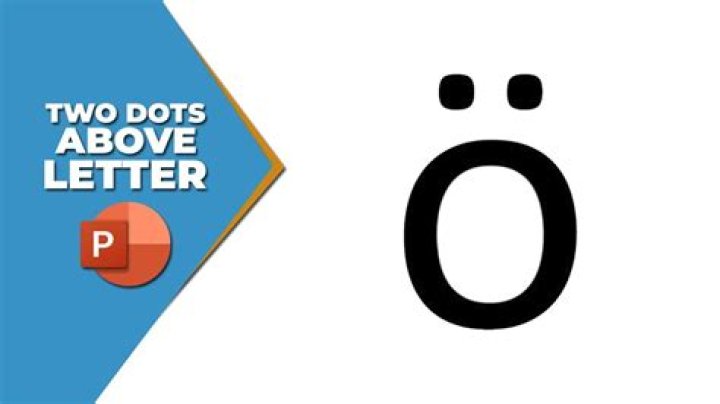 Quick Answer: How To Make O With Two Dots