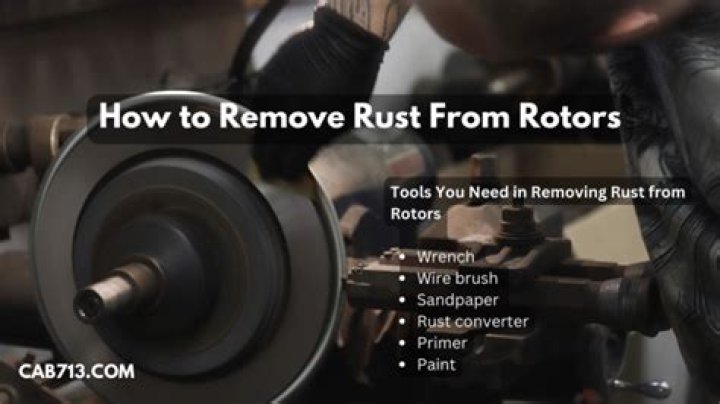 Quick Answer: How To Remove Rust From Rotors Without Removing Wheel