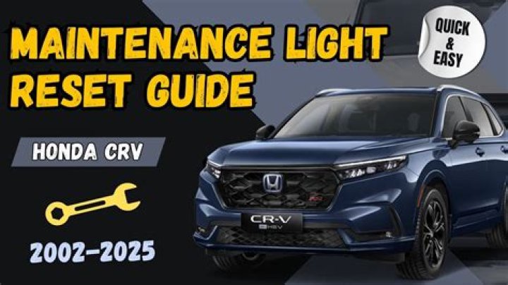 Quick Answer: How To Reset Maintenance Past Due 2019 Honda Cr V