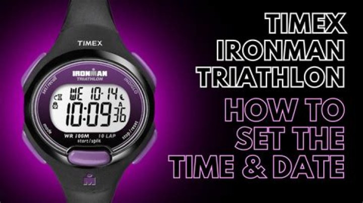Quick Answer: How To Set Time On Timex Ironman Triathlon Watch 30 Lap