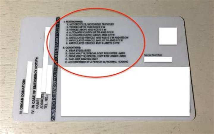 Quick Answer: What Is Restriction J On Washington Drivers License