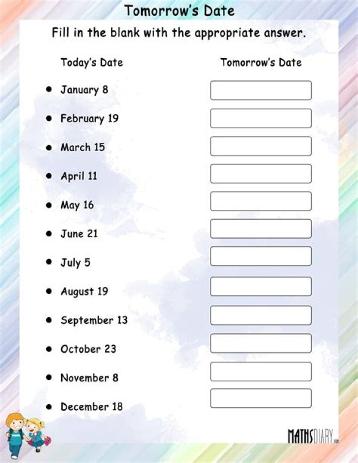 Quick Answer: What Is Tomorrow\’S Date