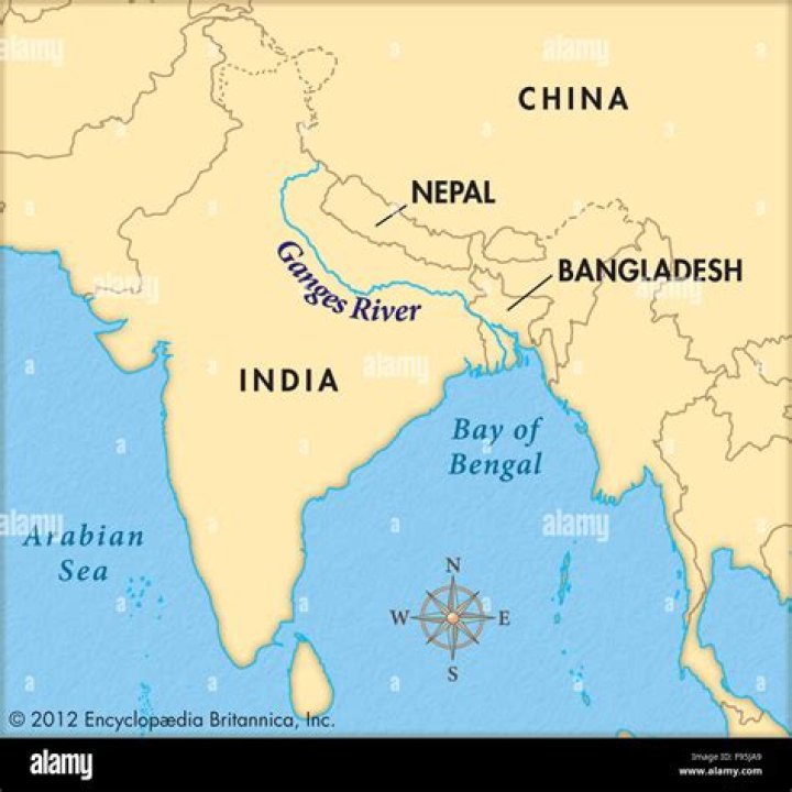 Quick Answer: Where Is The Ganges River On A Map