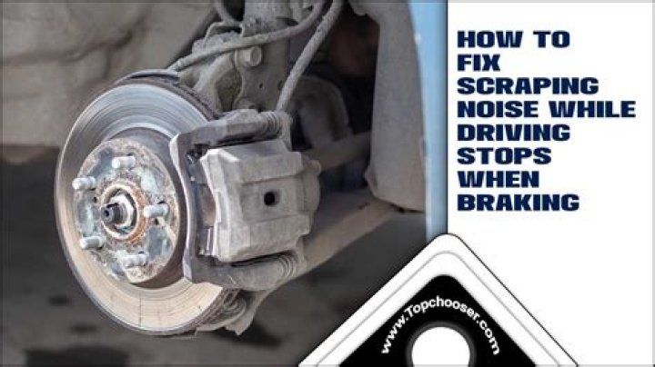 Rubbing Noise When Driving Stops When Braking