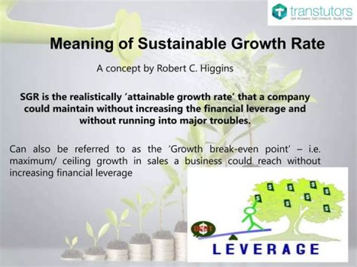 Sustainable Growth Rate (SGR) - How To Discuss