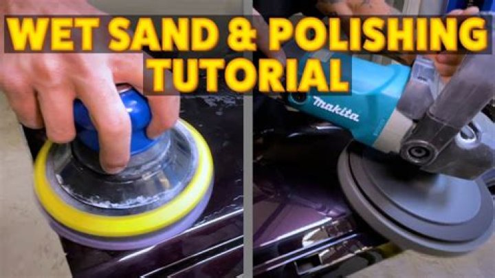 What Polish To Use After Wet Sanding