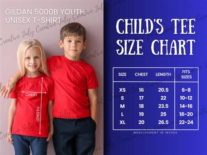 What size would a 5 year old be?