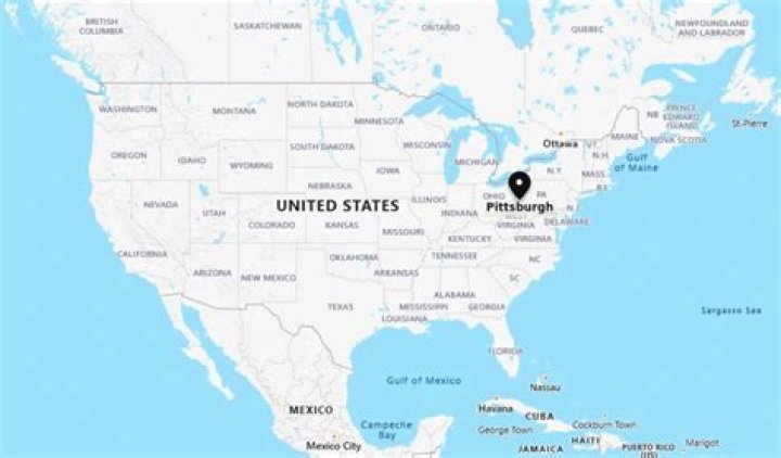 Where Is Pittsburgh On A Map