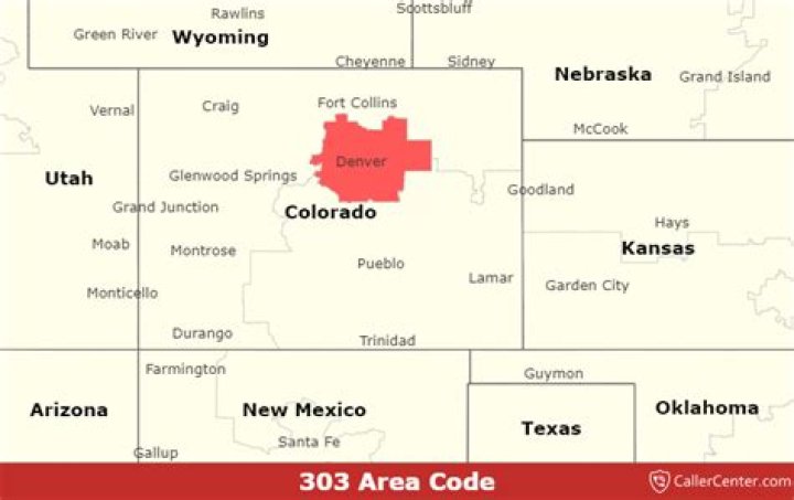 Where Is The 303 Area Code