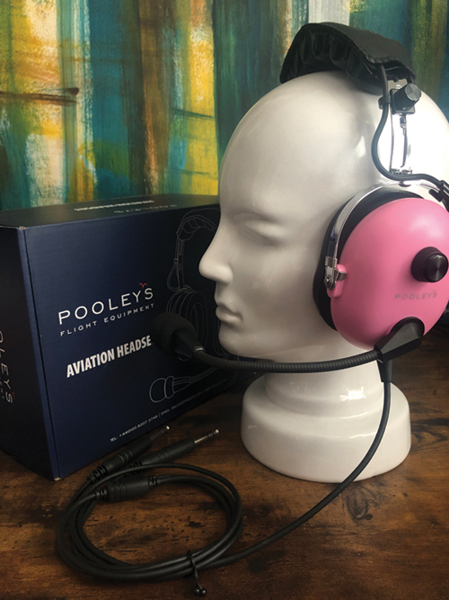 Pooleys Passive Pink Headset + FREE Headset Bag