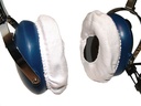 Pooleys Cotton Ear Covers - White or Black, with holes