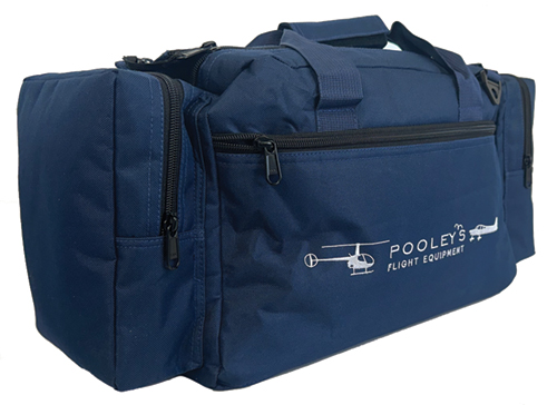 FC-8 POOLEYS PILOT’S FLIGHT BAG (NAVY BLUE OR BLACK)