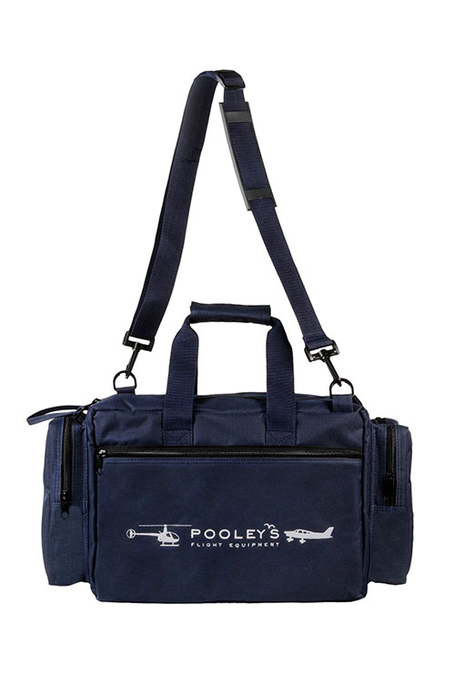 FC-8 POOLEYS PILOT’S FLIGHT BAG (NAVY BLUE OR BLACK)