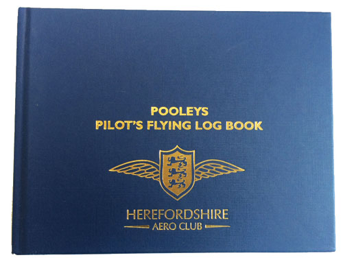 Pooleys Pilot Flying Log Book - Blue