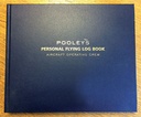 Pooleys EASA/CAA Part-FCL Personal Flying Log Book - Blue or Black