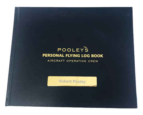 Pooleys EASA/CAA Part-FCL Personal Flying Log Book - Blue or Black