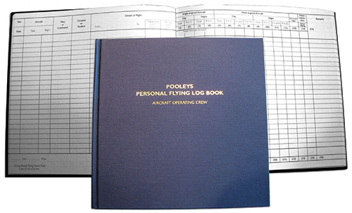 Pooleys Original Commercial Pilots Log Book