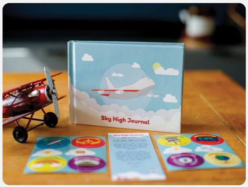 Sky High Journal Kids Travel Logbook