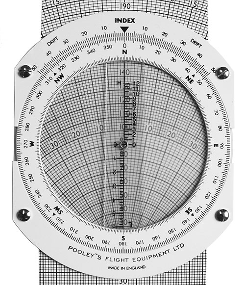 Combination CRP-5W Computer and Jeppesen General Student Pilot Route Manual