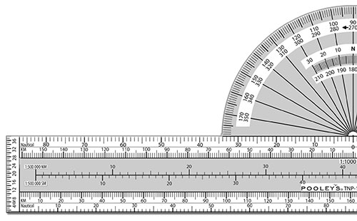 TNP-1 Plotter with Semi-Circular Protractor