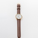 Boeing Women's Gold Rotating Airplane Watch